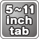 5〜11 inch tab